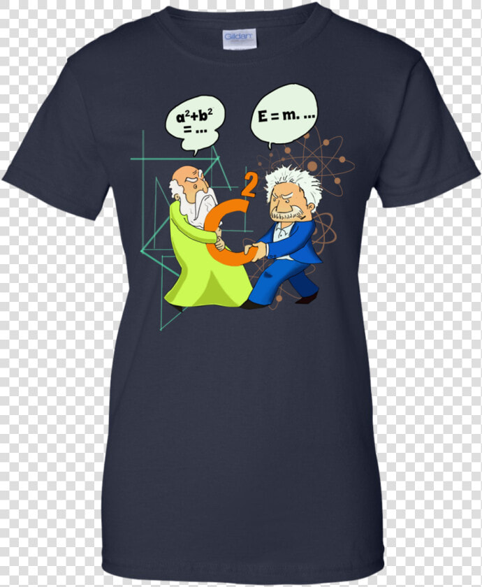 Pythagoras Vs Einstein T shirt  Tank  Hoodie   Einstein Pythagoras Shirt  HD Png DownloadTransparent PNG