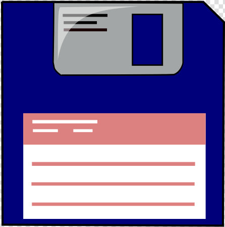 Labelled Blue Floppy Disk Vector Clip Art   Icone Enregistrer Png  Transparent PngTransparent PNG