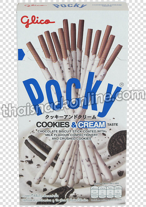 Glico Pocky Cookies  amp  Cream 40g  HD Png DownloadTransparent PNG