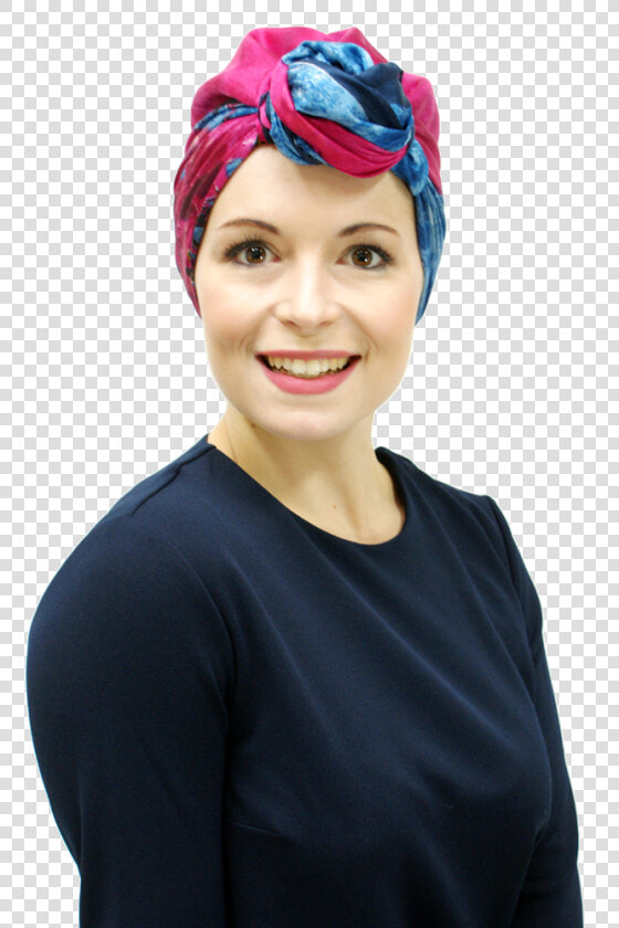 Blue Silk Chemo Scarves Uk   Girl  HD Png DownloadTransparent PNG