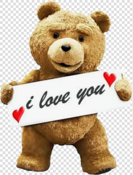  freetoedit  bear  teddy  teddybear  cute  sign   Ted 2  HD Png DownloadTransparent PNG