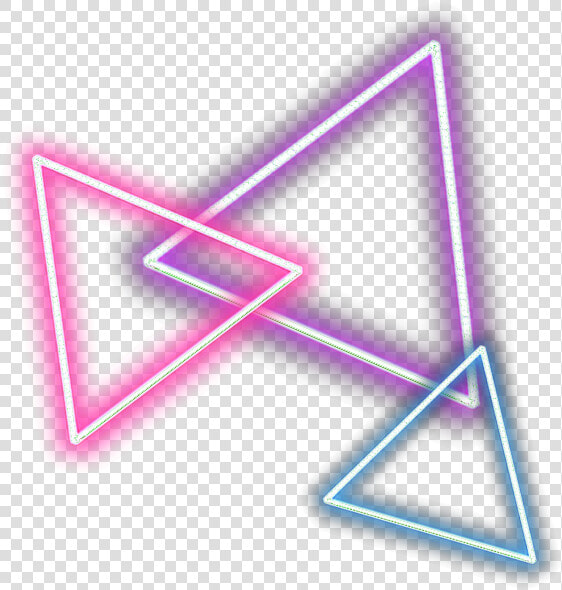  triangles  neon  pink  purple  blue  glowing  freetoedit   Triangle Png Picsart  Transparent PngTransparent PNG