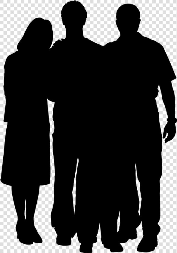 Png Silhouette People   Back Of People Silhouette  Transparent PngTransparent PNG