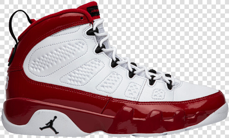 Red And White Jordans 9  HD Png DownloadTransparent PNG