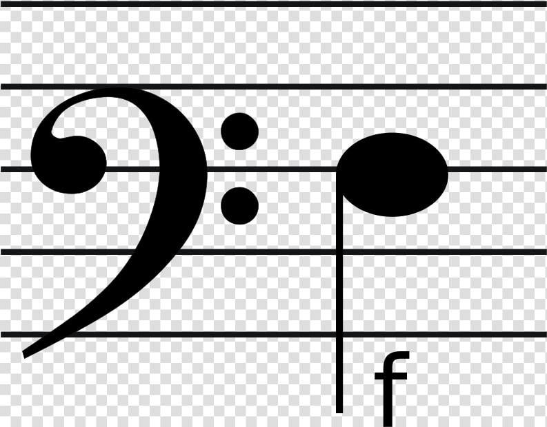 Percussion Clef With Note   Treble Clef And Bass Clef  HD Png DownloadTransparent PNG