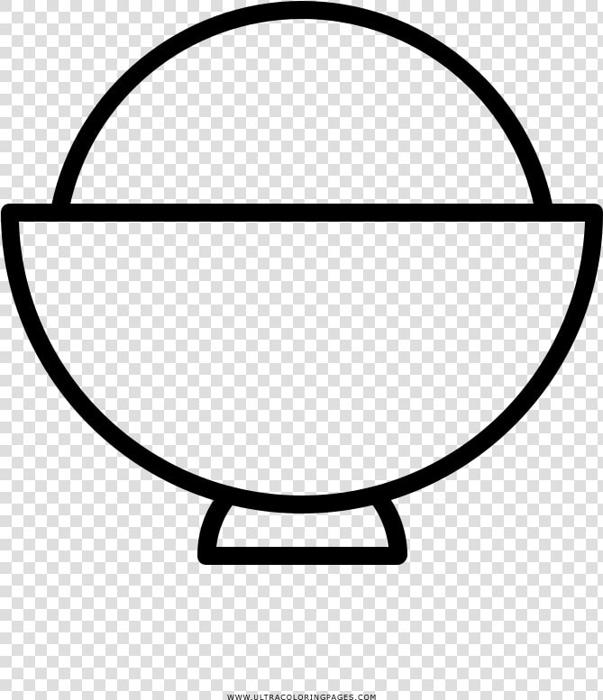 Bowl Of Rice Coloring Page   Icon  HD Png DownloadTransparent PNG