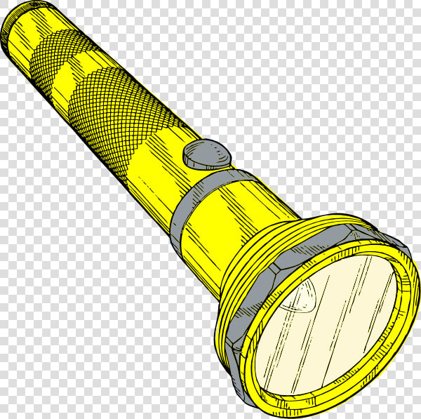 Flashlight Electric Torch Clip Art At Vector Clip Art   Animated Images Of Torch  HD Png DownloadTransparent PNG