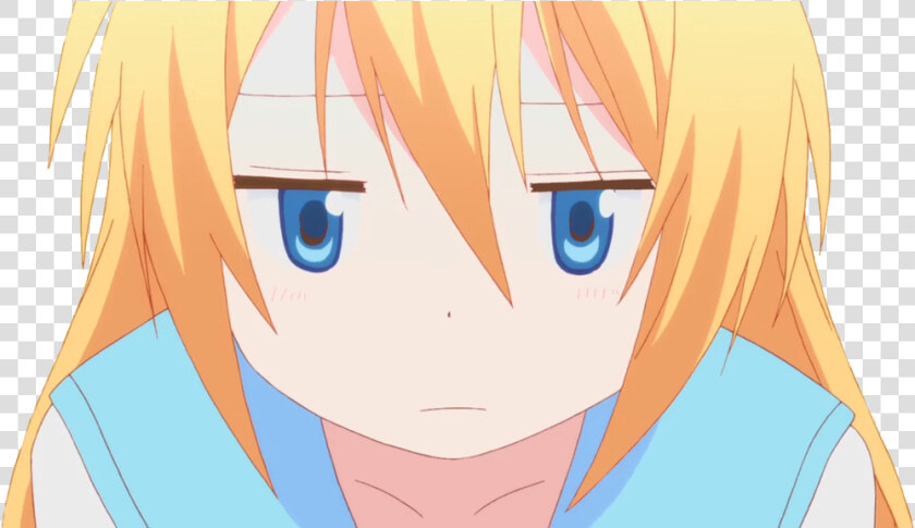 Chitoge Kirisaki Profile   Png Download   Anime Girl Poker Face  Transparent PngTransparent PNG