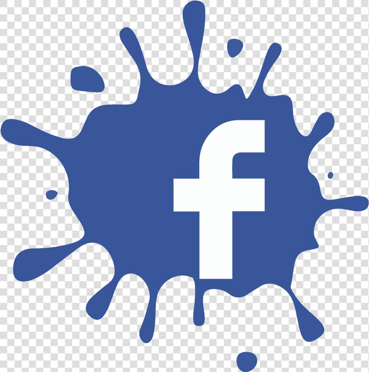 Facebook F Splat Splash Icon Logo Vector Free Vector   Social Media  HD Png DownloadTransparent PNG