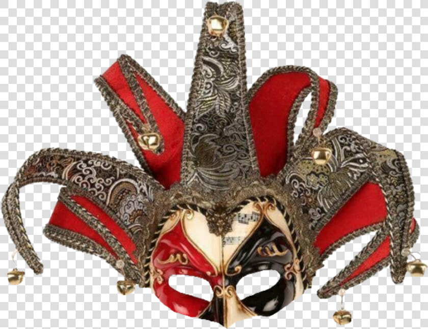  gold  mardigras  carnival  mask  feathers  red  joker   Venetiaans Masker  HD Png DownloadTransparent PNG