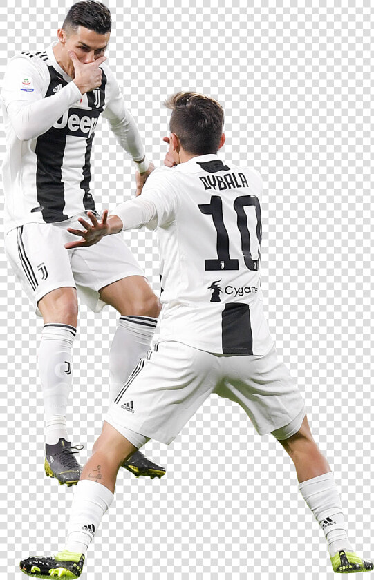 Cristiano Ronaldo  amp  Paulo Dybala render   Ronaldo And Dybala Png  Transparent PngTransparent PNG