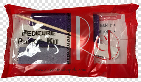 Red Disposable Pedicure Kit  HD Png DownloadTransparent PNG