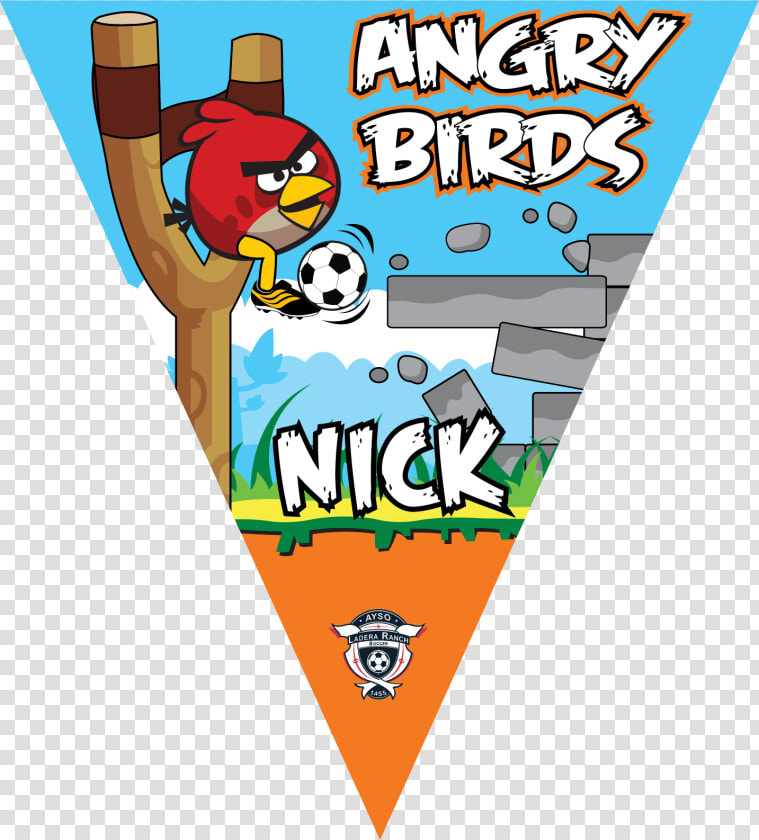 Angry Birds Triangle Individual Team Pennant   Angry Birds Rio Icon  HD Png DownloadTransparent PNG