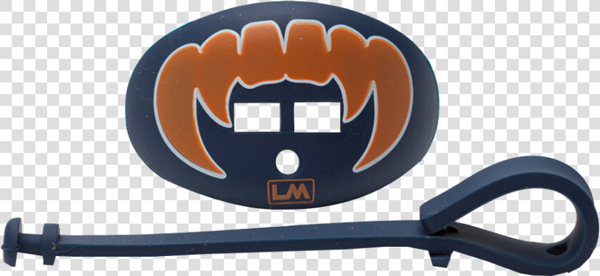 Loudmouthguards Vampire Fangs Tiger Navy Blue Orange   Circle  HD Png DownloadTransparent PNG