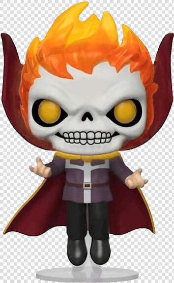 Strange As Ghost Rider Exc Pop Vinyl Figure   Doctor Strange Ghost Rider Pop  HD Png DownloadTransparent PNG