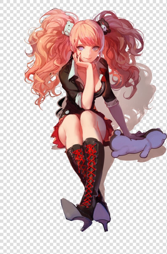 Junko Enoshima Fan Art Png  Transparent PngTransparent PNG