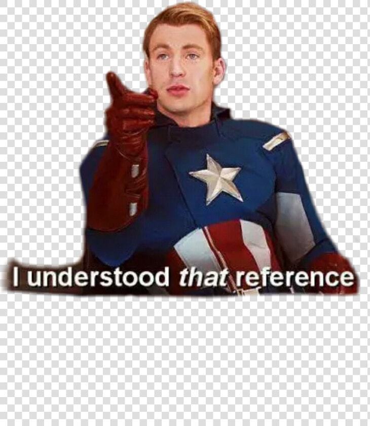  cap  captainamerica  reference  avengers   Captain America I Understood That Reference  HD Png DownloadTransparent PNG