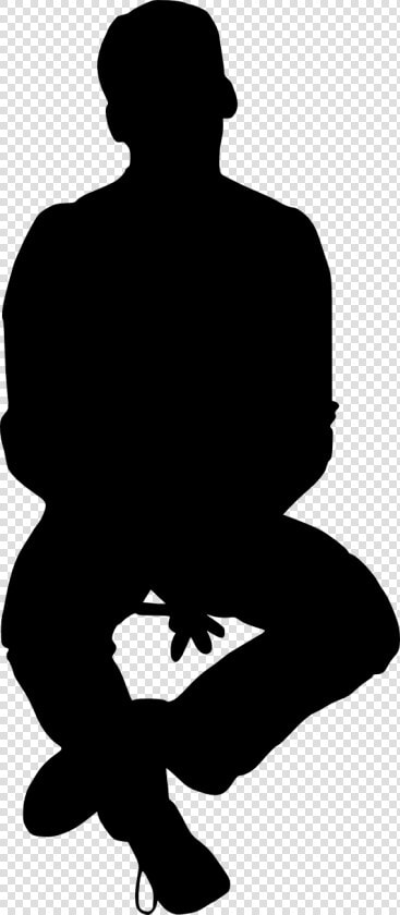 Person Sitting Down Silhouette  HD Png DownloadTransparent PNG