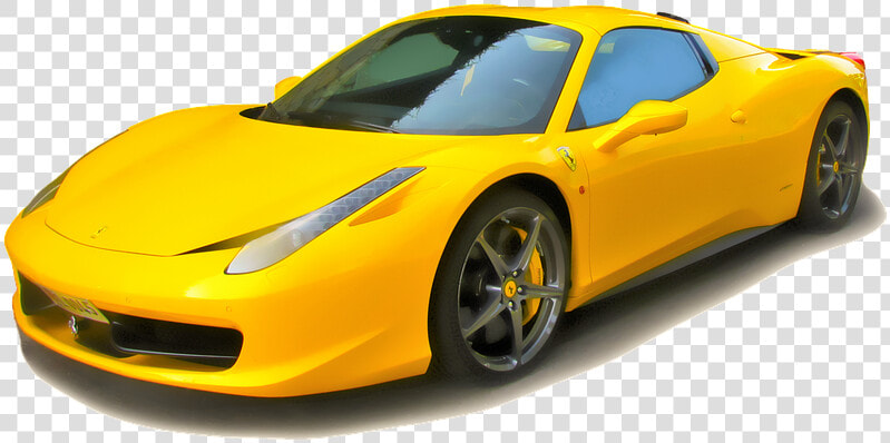 Ferrari  Ferrari 458  Sports Car  Yellow   Ferrari Jaune  HD Png DownloadTransparent PNG