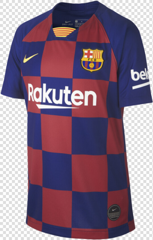 Nike Fc Barcelona 2019 20 Stadium Home Camiseta Niños   Barcelona Jersey 2020  HD Png DownloadTransparent PNG