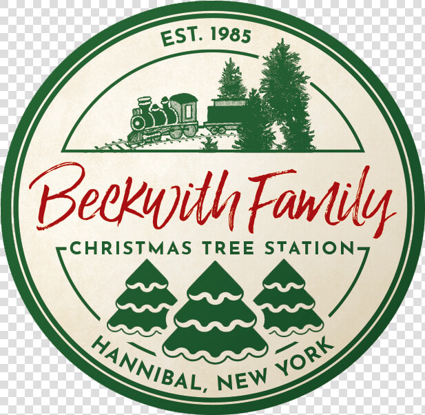 Beckwith Christmas Tree Station In Hannibal  New York   Label  HD Png DownloadTransparent PNG