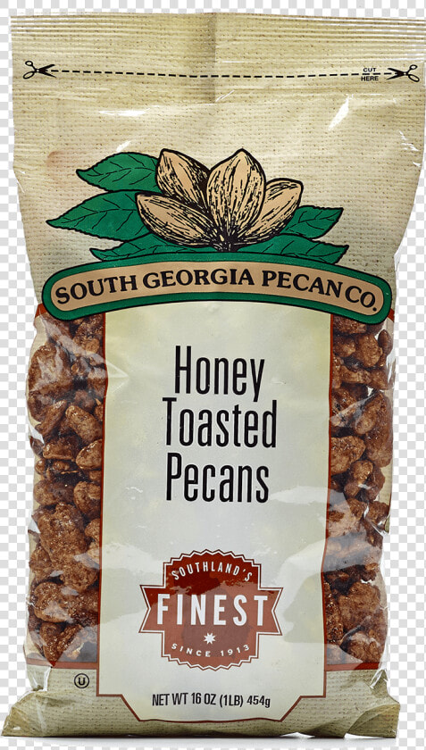 Honey Roasted Halves Bag   Georgia Honey Roasted Pecans  HD Png DownloadTransparent PNG