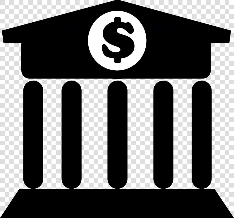 Bank Building Icon Generic Monochrome   Free Bank Logo  HD Png DownloadTransparent PNG