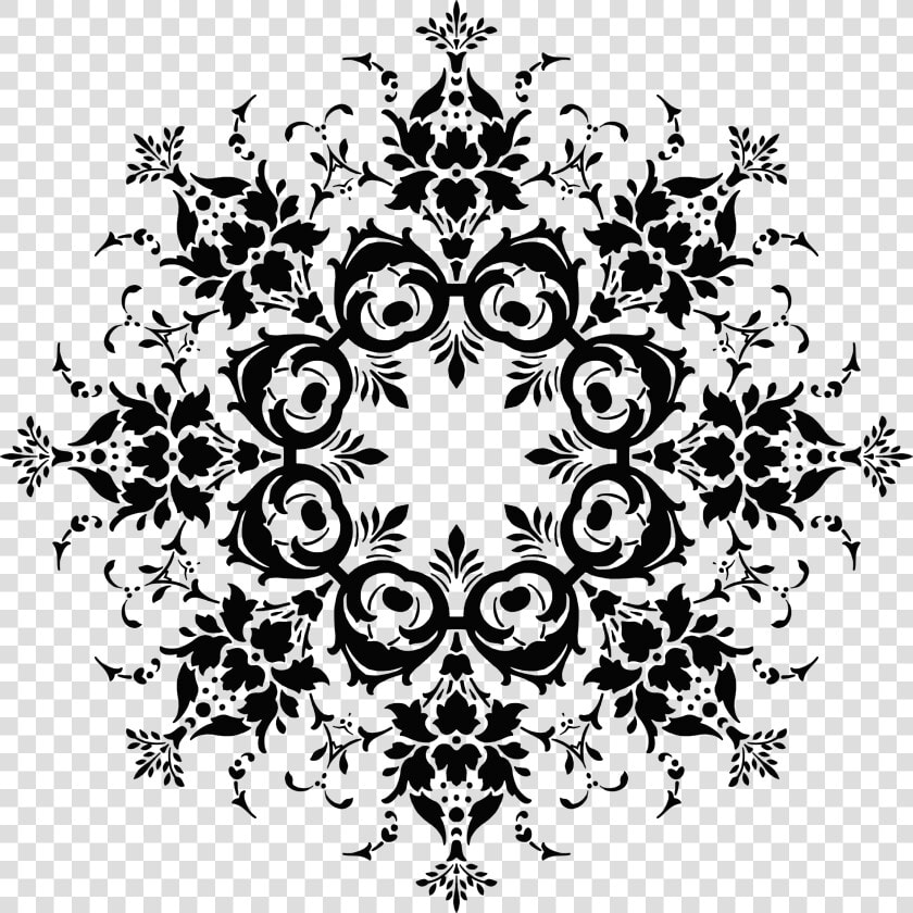 Transparent Stencil Png   Mandala Stencil For Walls  Png DownloadTransparent PNG