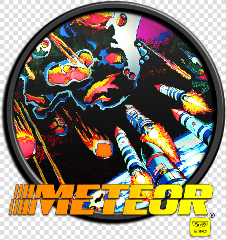 Stern Meteor Backglass  HD Png DownloadTransparent PNG