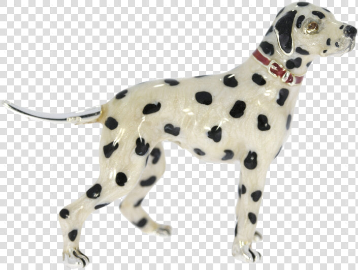 Sterling Silver  amp  Enamel Small Dalmatian Dog By Saturno   Dalmatian  HD Png DownloadTransparent PNG