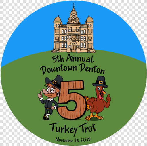 2019 Turkey Trot Logo  HD Png DownloadTransparent PNG