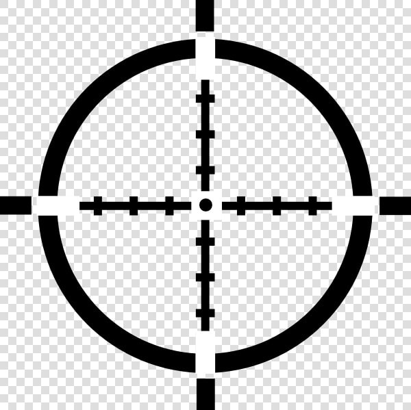 Reticle Computer Icons Telescopic Sight Clip Art   Transparent Background Crosshair Png Transparent  Png DownloadTransparent PNG