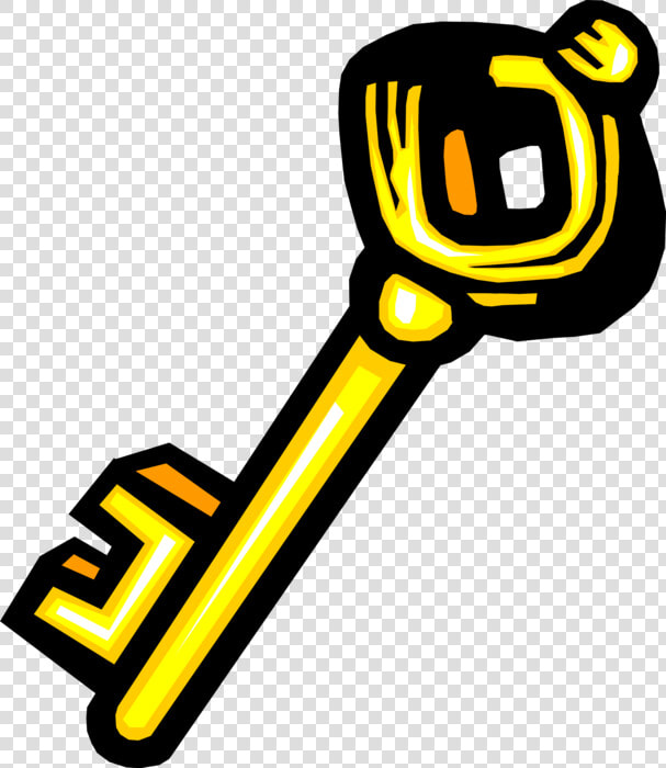 Vector Illustration Of Security Key Unlocks Padlock  HD Png DownloadTransparent PNG