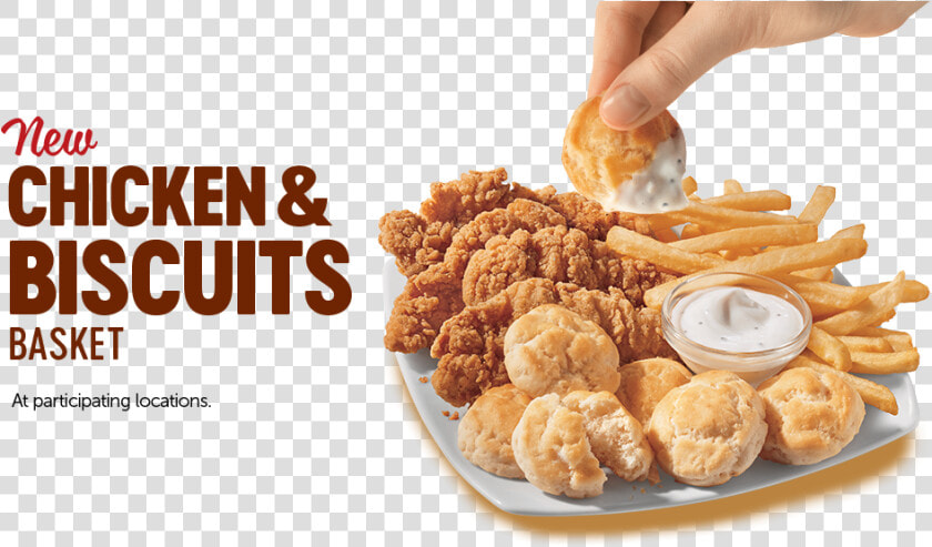 New At Dairy Queen  The Chicken And Biscuits Basket   Dq Chicken And Biscuits Basket  HD Png DownloadTransparent PNG