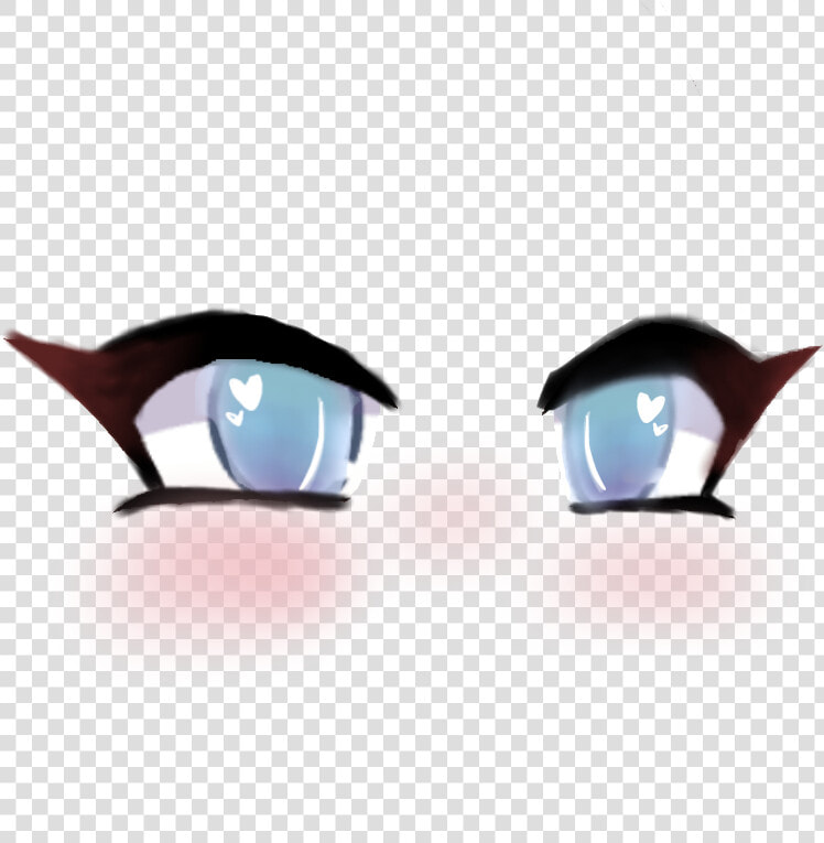  eyes  gachalife  blueeyes  blush  freetouse  freetoedit   Ojos De Gacha Life  HD Png DownloadTransparent PNG