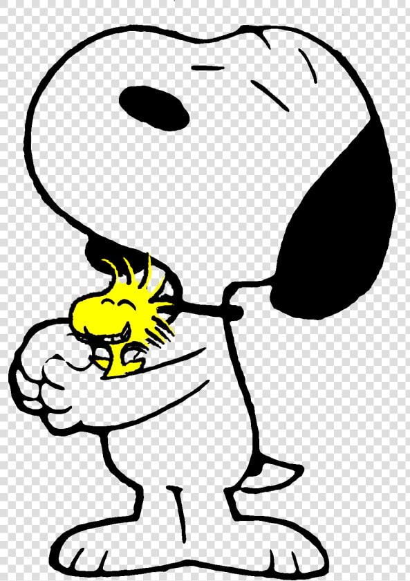 Snoopy Hugging His Friend By Bradsnoopy On  HD Png DownloadTransparent PNG