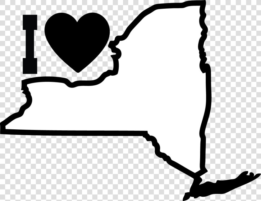 Images For Black Heart Outlines   New York Colony Outline  HD Png DownloadTransparent PNG