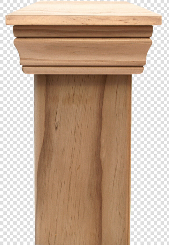 Replica Plain 45 Series Post Cap To Suit Rough Sawn   End Table  HD Png DownloadTransparent PNG