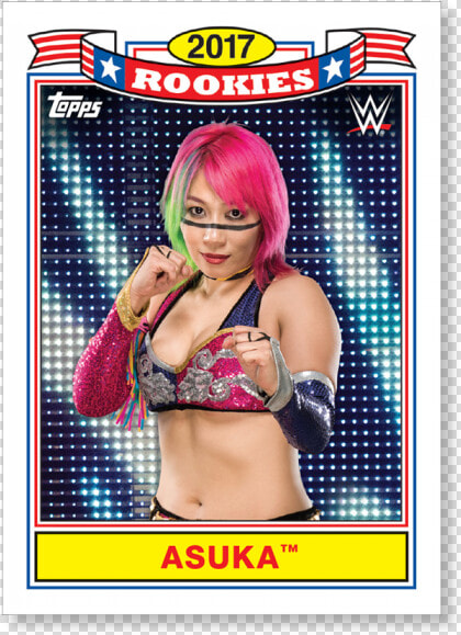 2018 Topps Wwe Heritage Asuka Top Ten Rookies Poster   Magento  HD Png DownloadTransparent PNG