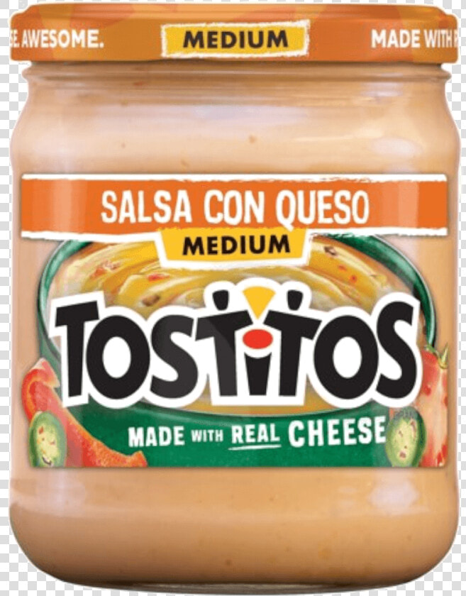 Tostitos Salsa Con Queso 15oz   Queso In Jar  HD Png DownloadTransparent PNG