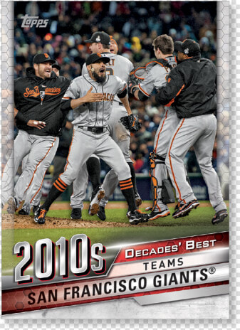 San Francisco Giants Topps Series 1 Decades Best 2010   San Francisco Giants World Series Roster 2012  HD Png DownloadTransparent PNG