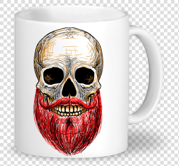 Caneca Caveira Barbada De Weber Bagettina   Png Download   Caveira Barbada  Transparent PngTransparent PNG