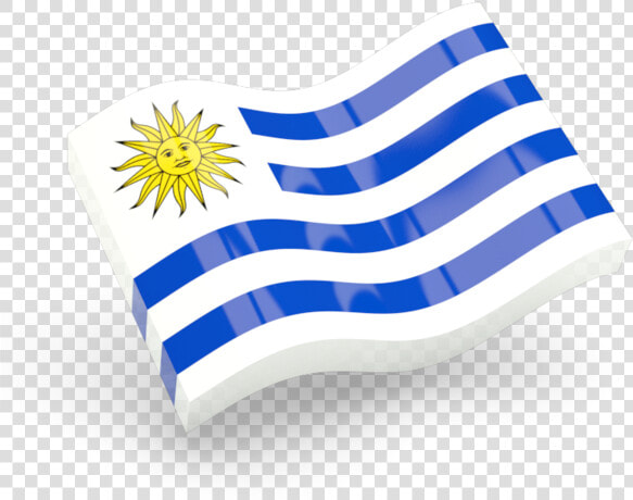 Glossy Wave Icon   Uruguay Flag Icon Png  Transparent PngTransparent PNG