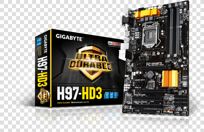 Gigabyte Motherboard H97 Hd3  HD Png DownloadTransparent PNG