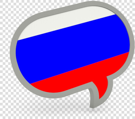 Speech Bubble Icon   Russian Flag Speech Bubble  HD Png DownloadTransparent PNG