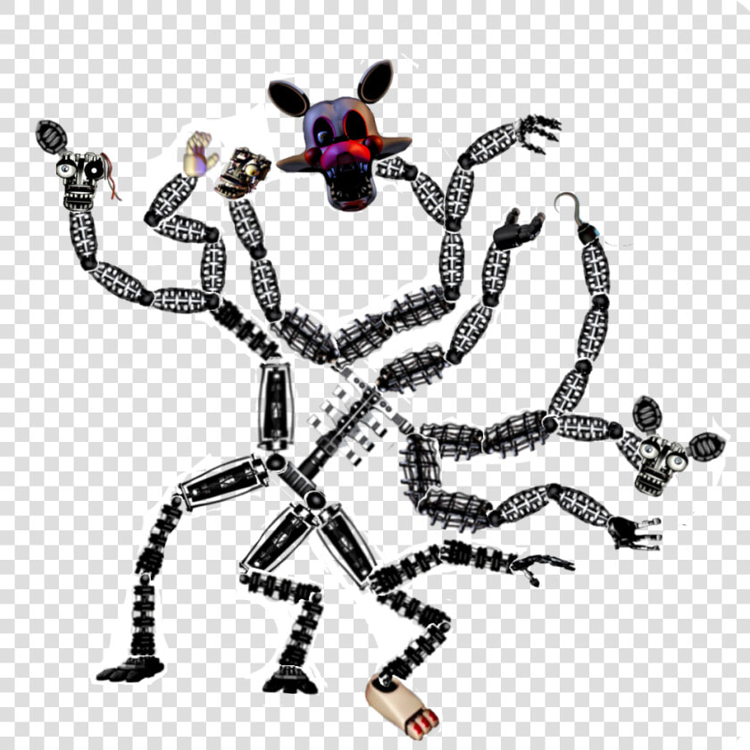 Monster Mangle Has 4 Heads  5 Hands  1 Hook And 3 Legs   Mangle Legs  HD Png DownloadTransparent PNG