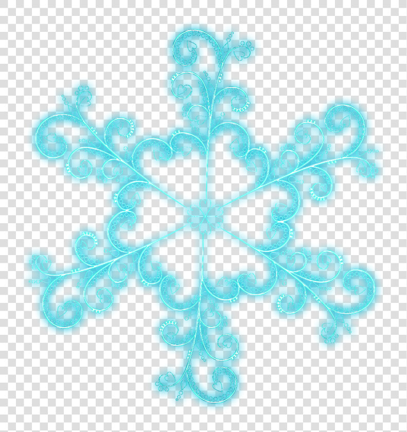 ❄  snowflake  snowflakes  snow  neon  glow  light  neoneffect   Needlework  HD Png DownloadTransparent PNG