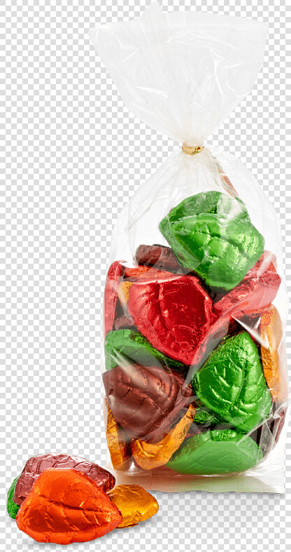 Bagged Foiled Fall Leaves   Candied Fruit  HD Png DownloadTransparent PNG