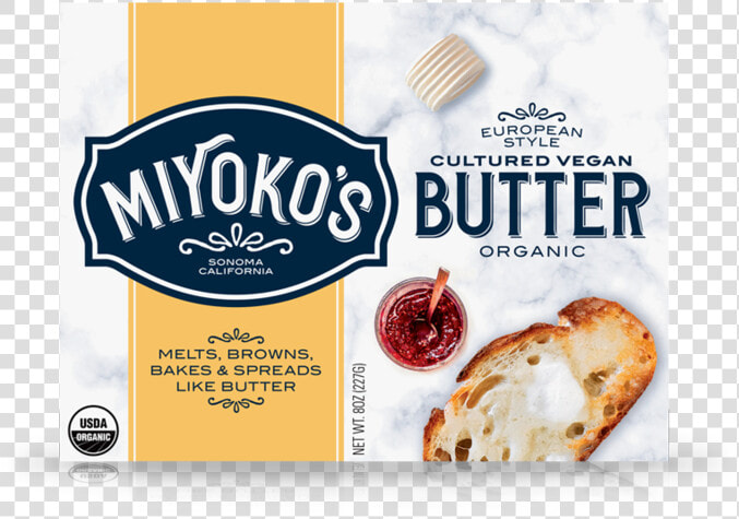 Miyokos Vegan Butter   Miyoko  39 s Cultured Vegan Butter  HD Png DownloadTransparent PNG