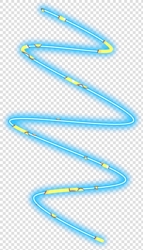  neon  line  spiral freetoedit  blue  geometric  border  HD Png DownloadTransparent PNG